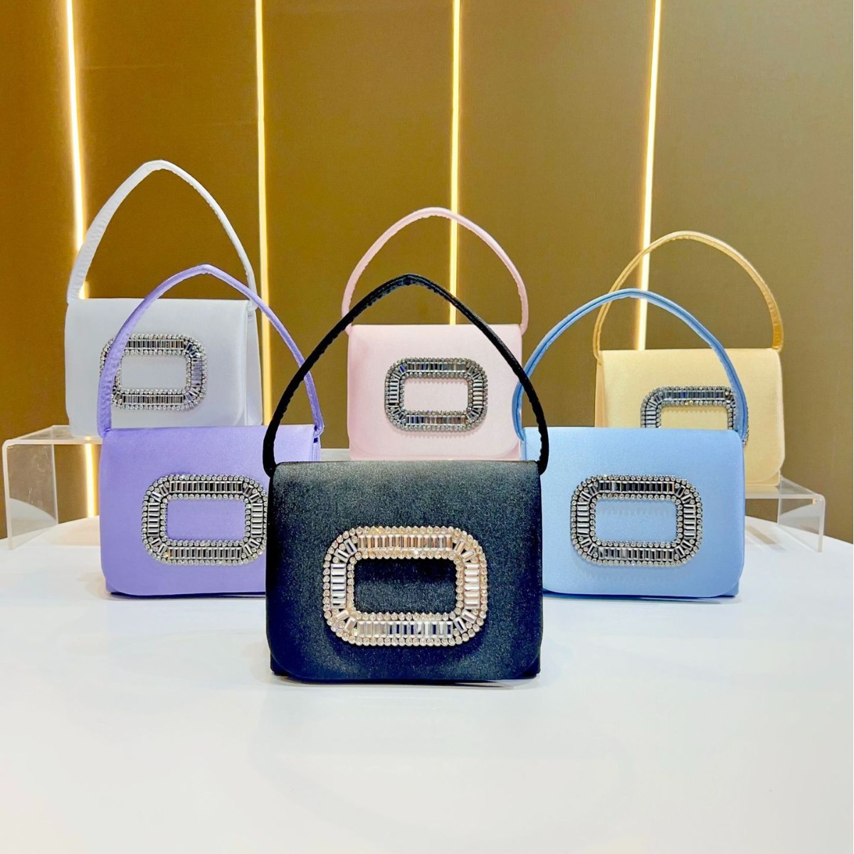 Mini Purse Chain - Tas Tangan Persegi Mini Mewah Tas