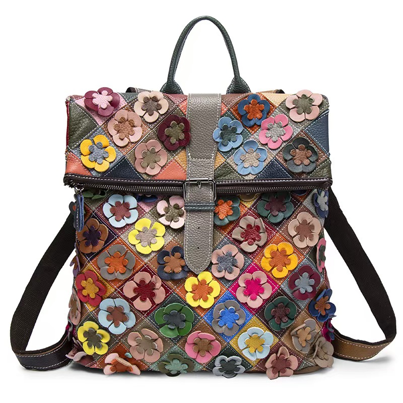 Women Bags Leather - Tas Ransel Kulit Asli Wanita Vintage,