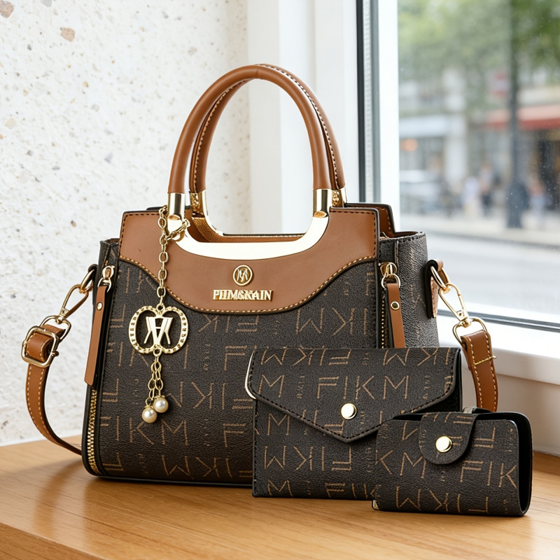 Women'S Bags Handbags - Set 3 tas wanita mewah bermotif