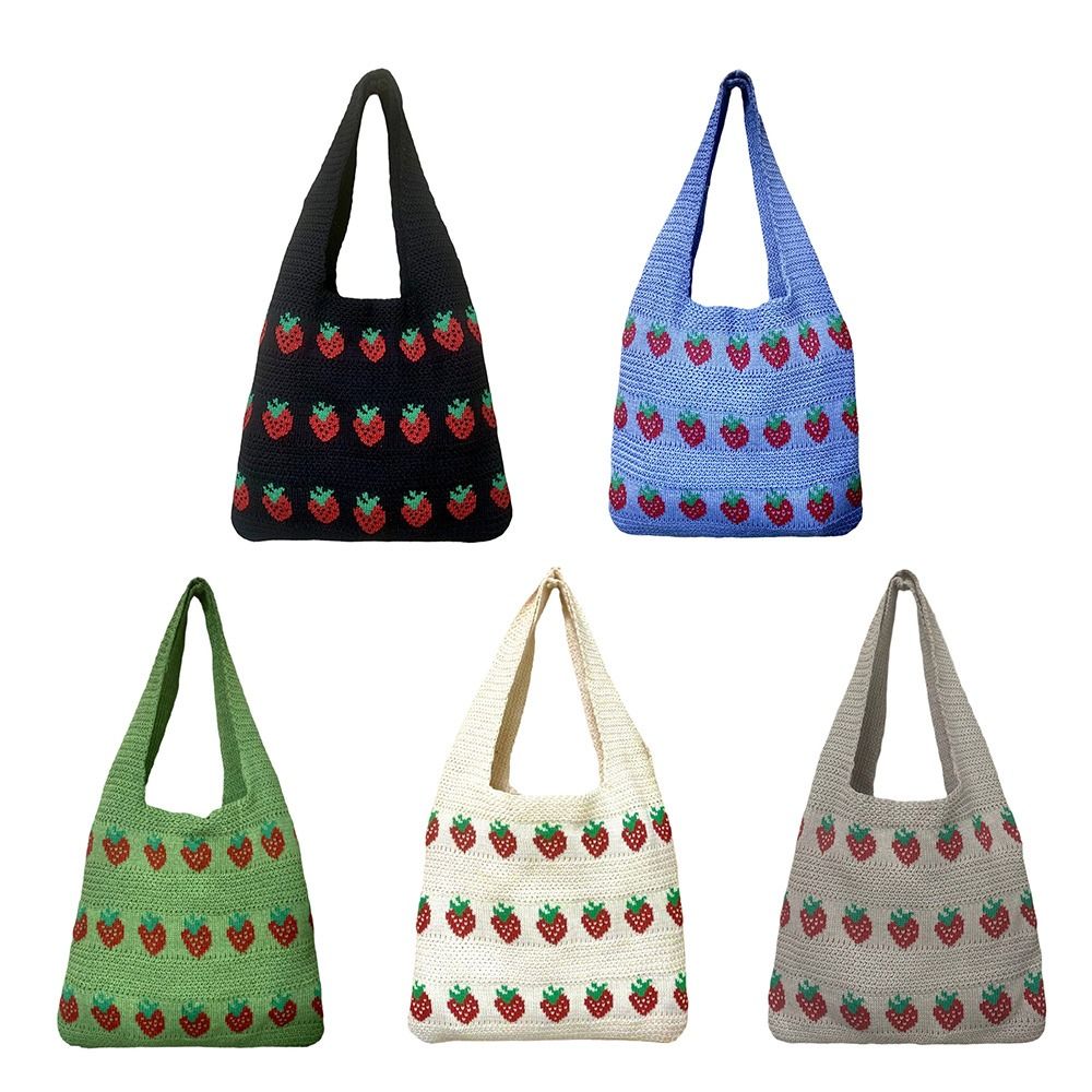 Crochet Market Bag - Tas Tangan Wanita Desain Rajutan Tas
