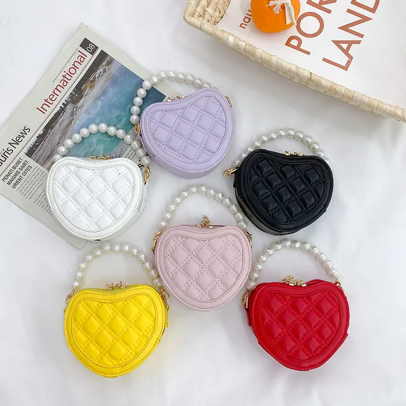 Mini Purse Chain - Tas Selempang Berbentuk Hati Anak-anak Lucu