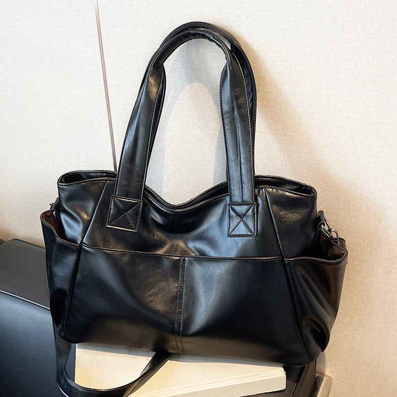 Women'S Work Bags Tote - Tas Tangan Wanita Retro Kulit Lembut