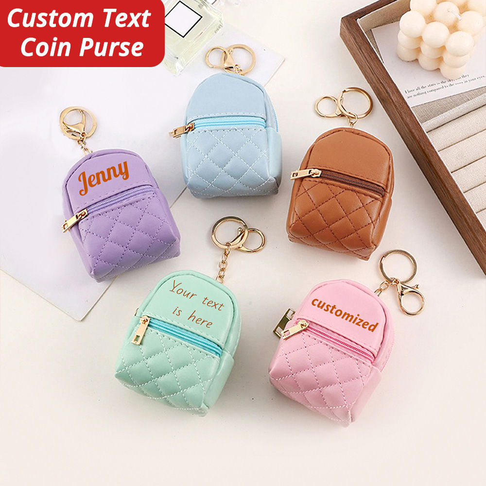 Mini Purse Chain - Dompet Koin Nama Kustom Mini Gantungan