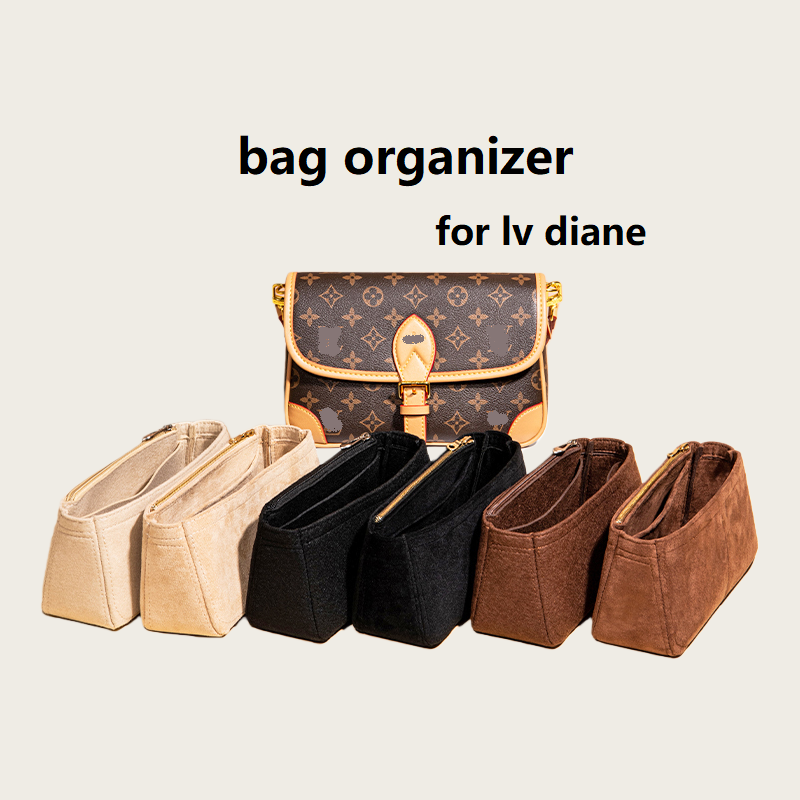Women Bags Lv - Organizer Tas Suede Untuk Tas Makeup