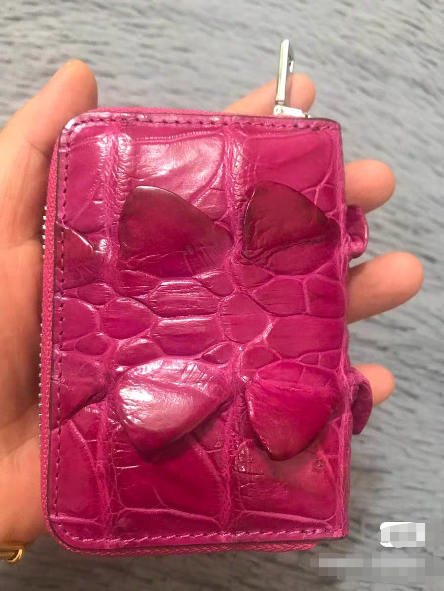 Women Bags Lv - Tas Kartu Wanita Kulit Buaya Baru