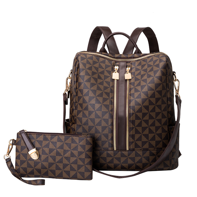 Women Bags White - Set ransel dan tas tangan wanita,