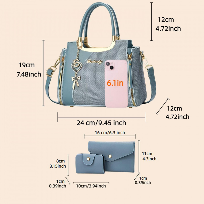 Set Tas Tangan Wanita Elegan,  - Women Bags Leather ulasan dan harga