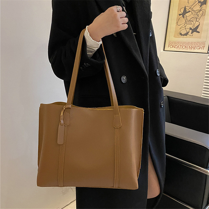 Tas Tote Kulit Imitasi Hitam K - Women'S Work Bags Tote ulasan dan harga