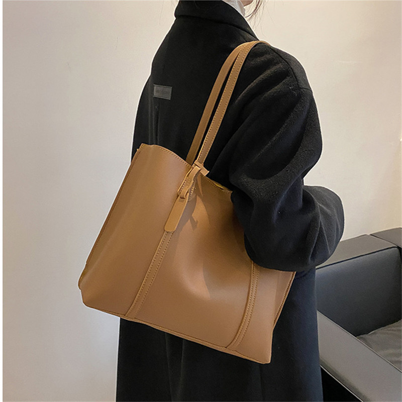 Tas Tote Kulit Imitasi Hitam K - Women'S Work Bags Tote ulasan dan harga