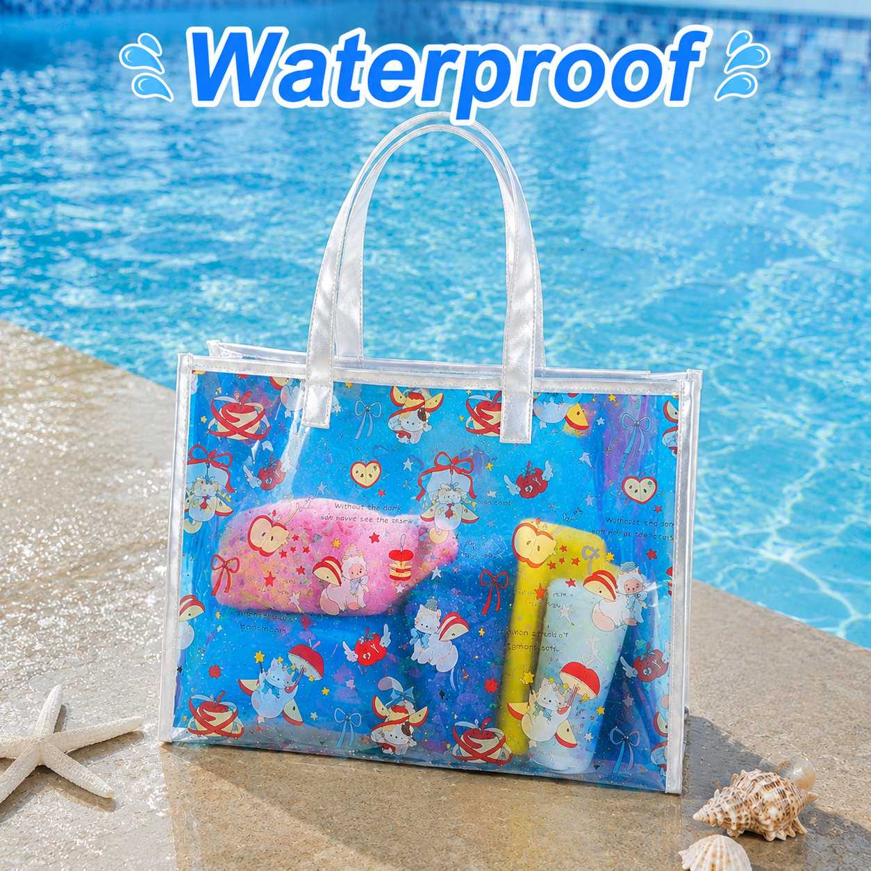 Tas Tote TPU Transparan Kapasi - Women Bags Lv ulasan dan harga