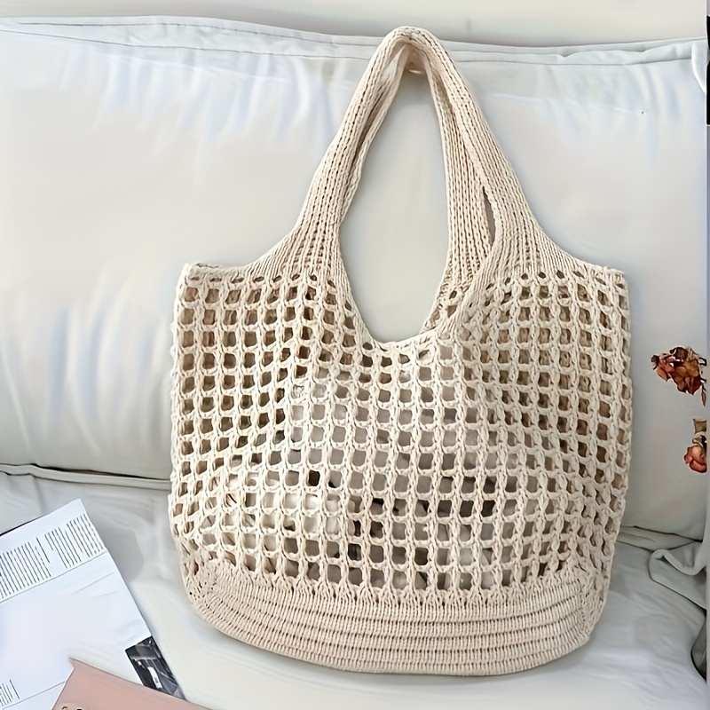 1 Buah Tas Jinjing Rajut Croch - Crochet Market Bag ulasan dan harga