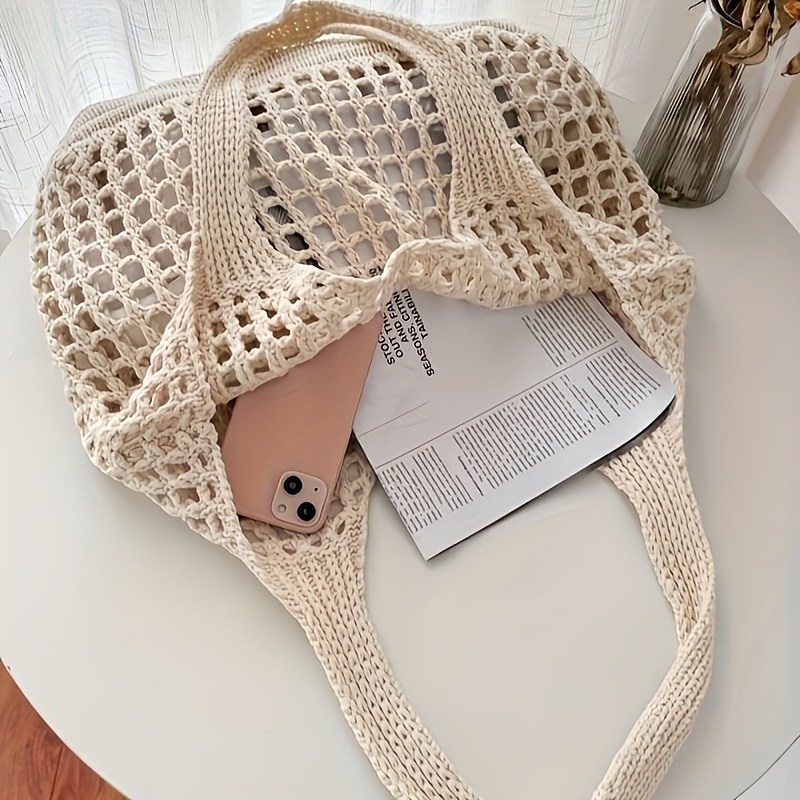 1 Buah Tas Jinjing Rajut Croch - Crochet Market Bag ulasan dan harga
