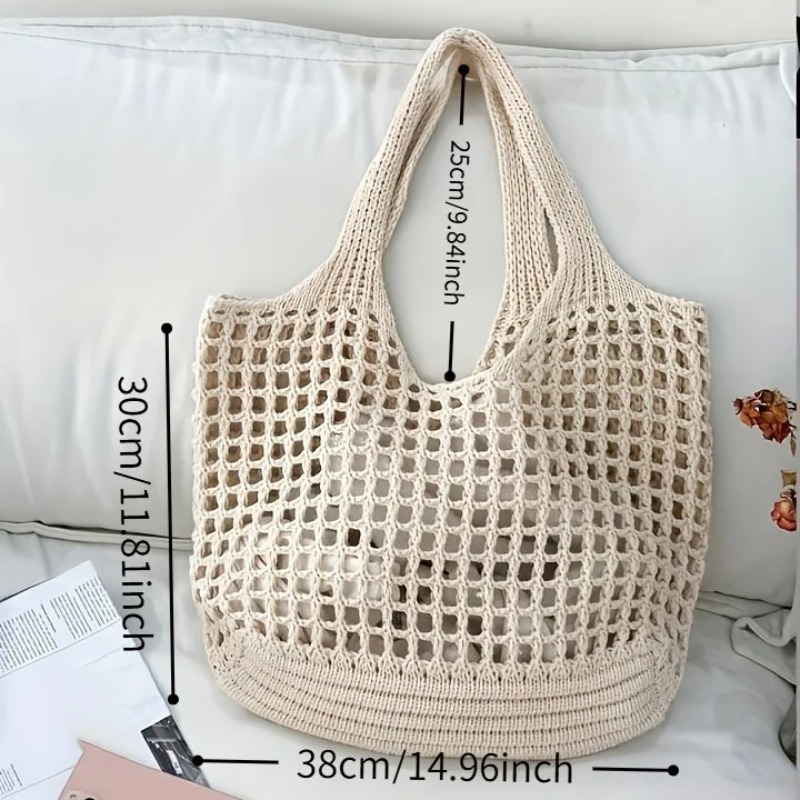 1 Buah Tas Jinjing Rajut Croch - Crochet Market Bag ulasan dan harga
