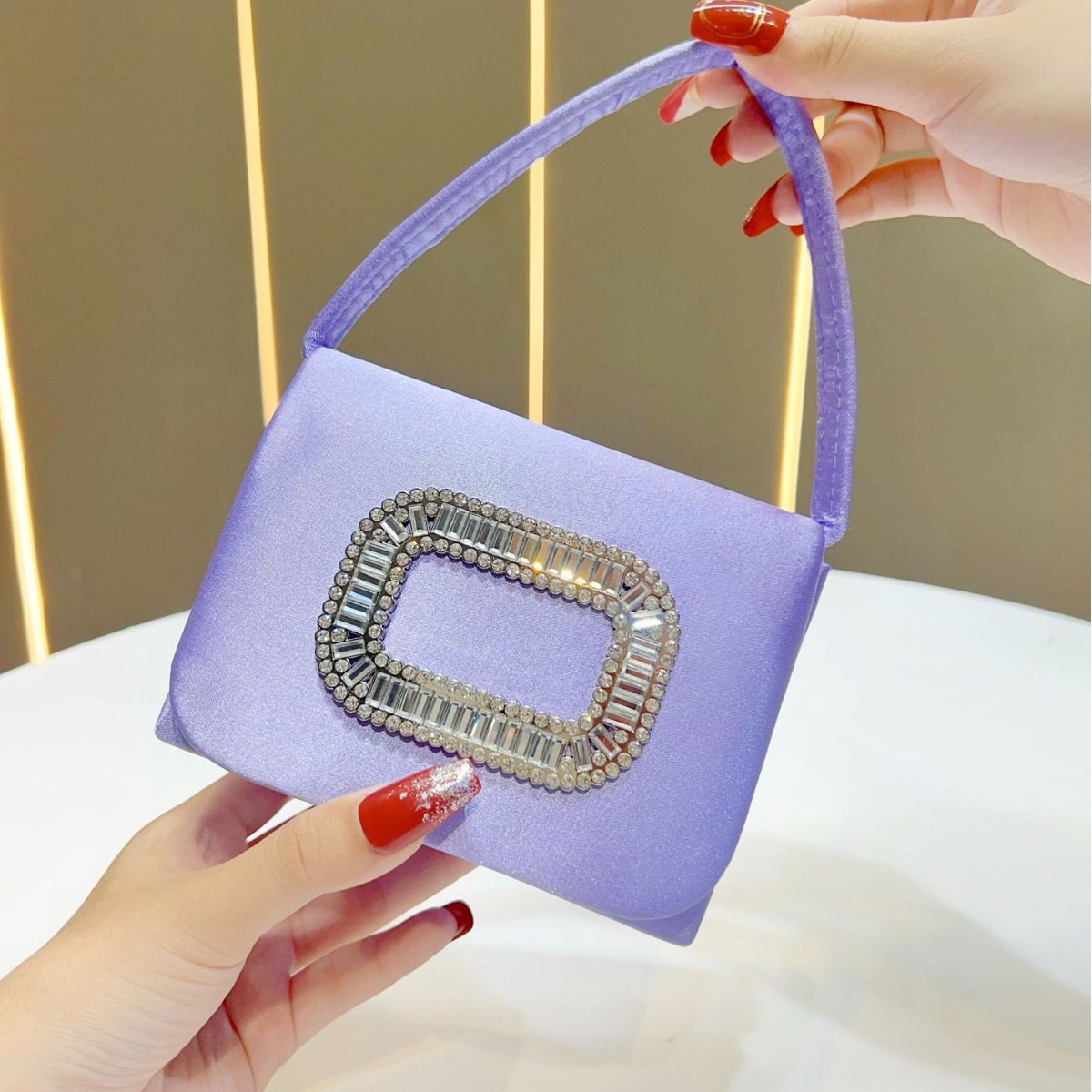 Tas Tangan Persegi Mini Mewah  - Mini Purse Chain ulasan dan harga