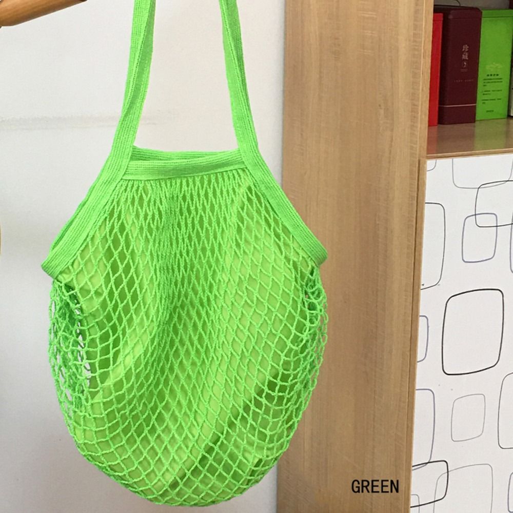Tas Belanja Katun Tahan Lama,  - Crochet Market Bag ulasan dan harga