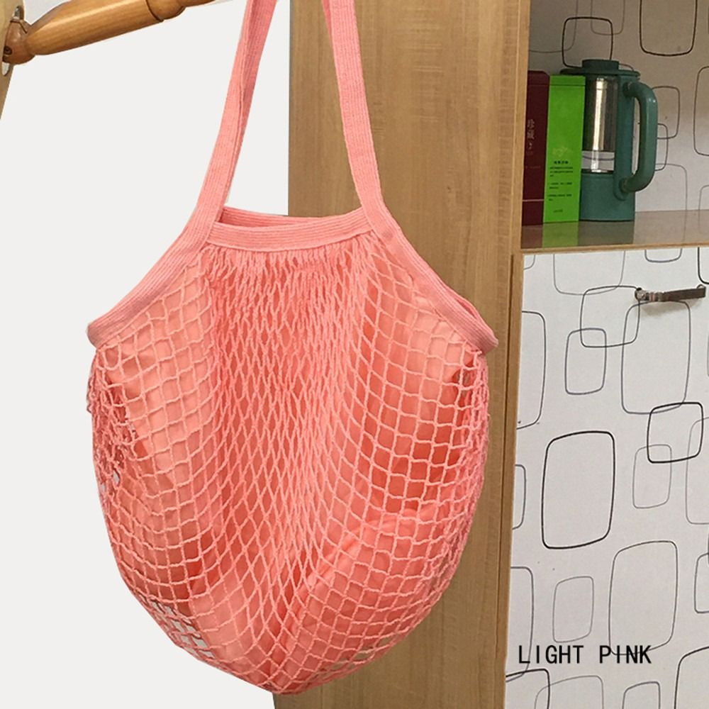Tas Belanja Katun Tahan Lama,  - Crochet Market Bag ulasan dan harga