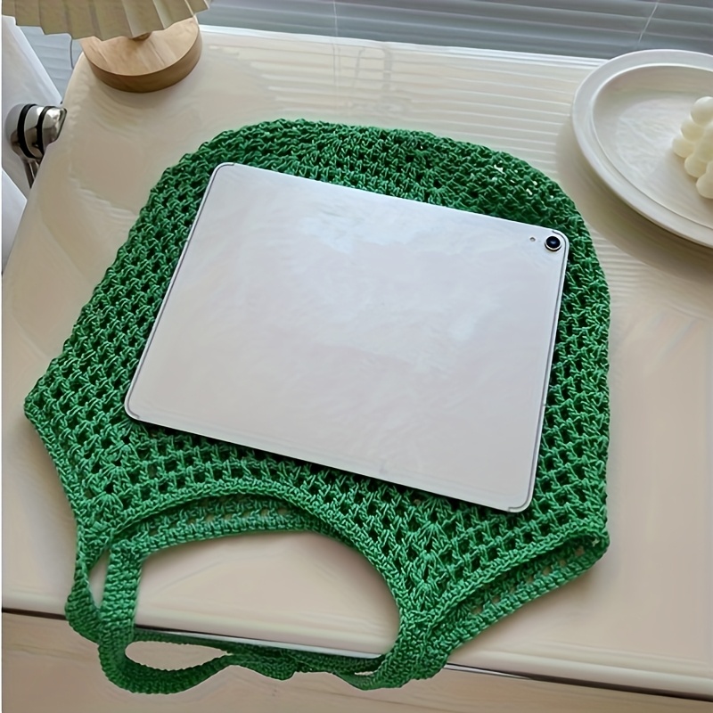 Tas Tote Rajut Berjaring, Tas  - Crochet Market Bag ulasan dan harga