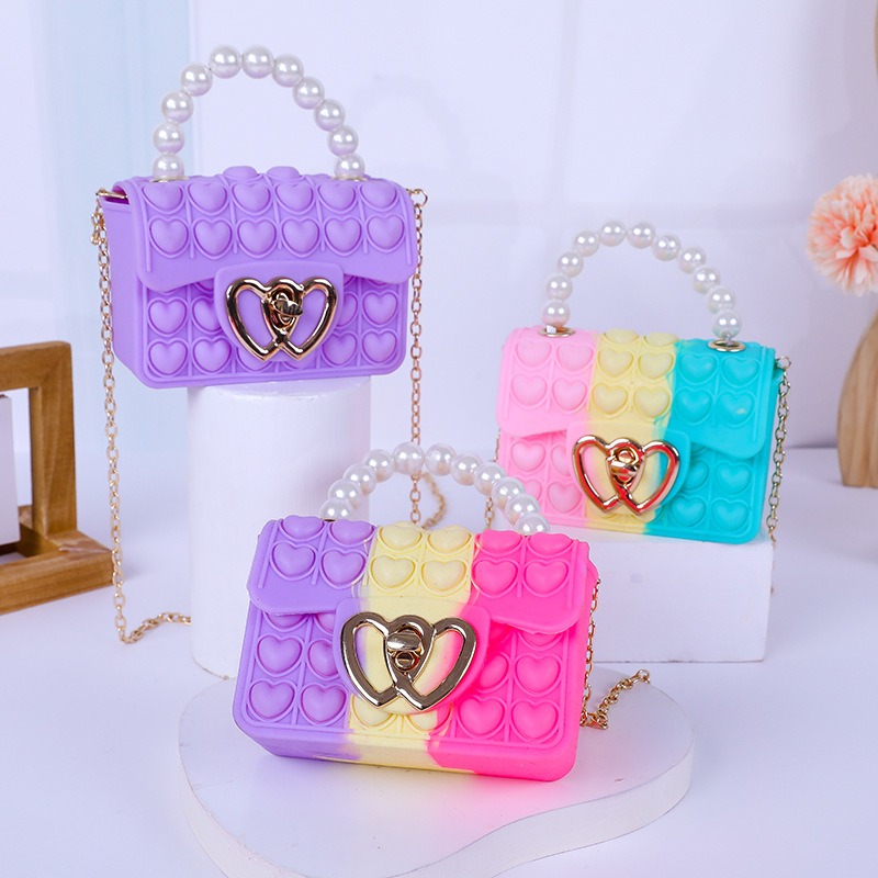 Tas Jelly gelembung cinta sili - Mini Purse Chain ulasan dan harga