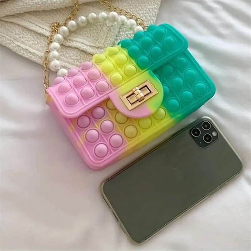 Tas Jelly gelembung cinta sili - Mini Purse Chain ulasan dan harga