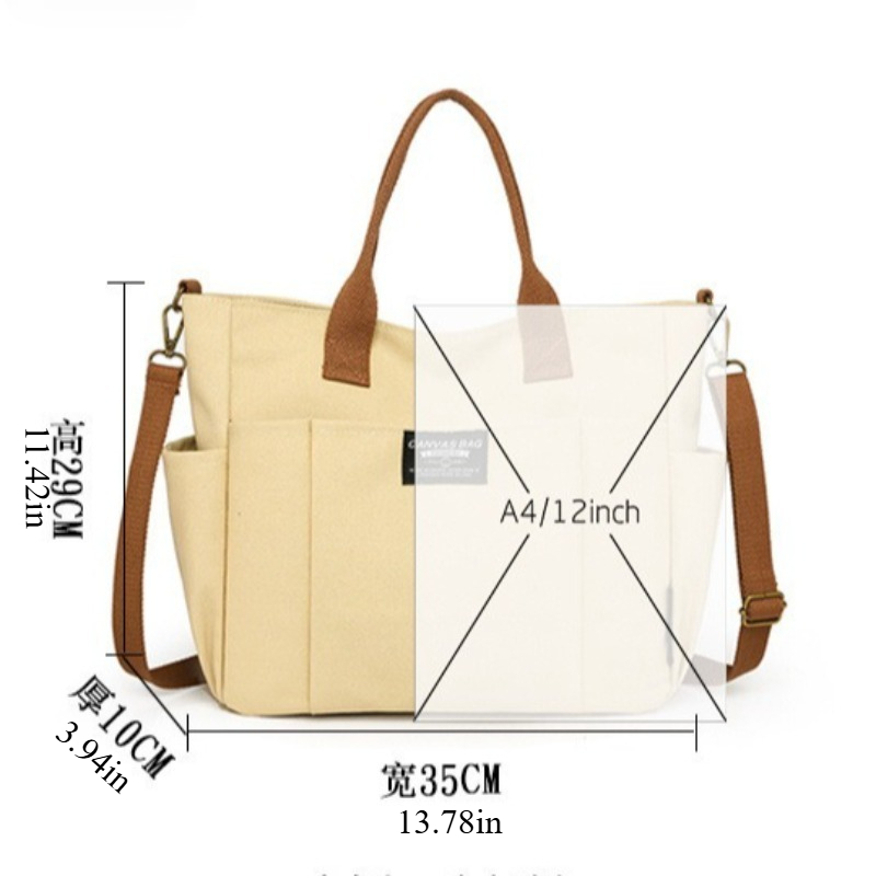 Tas Tote Kanvas Besar untuk Wa - Women'S Work Bags Tote ulasan dan harga
