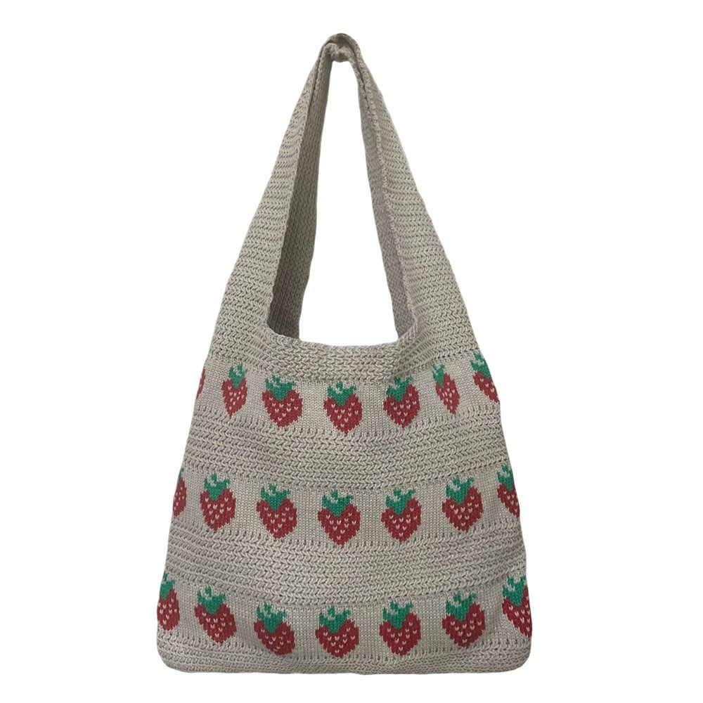 Tas Tangan Wanita Desain Rajut - Crochet Market Bag ulasan dan harga