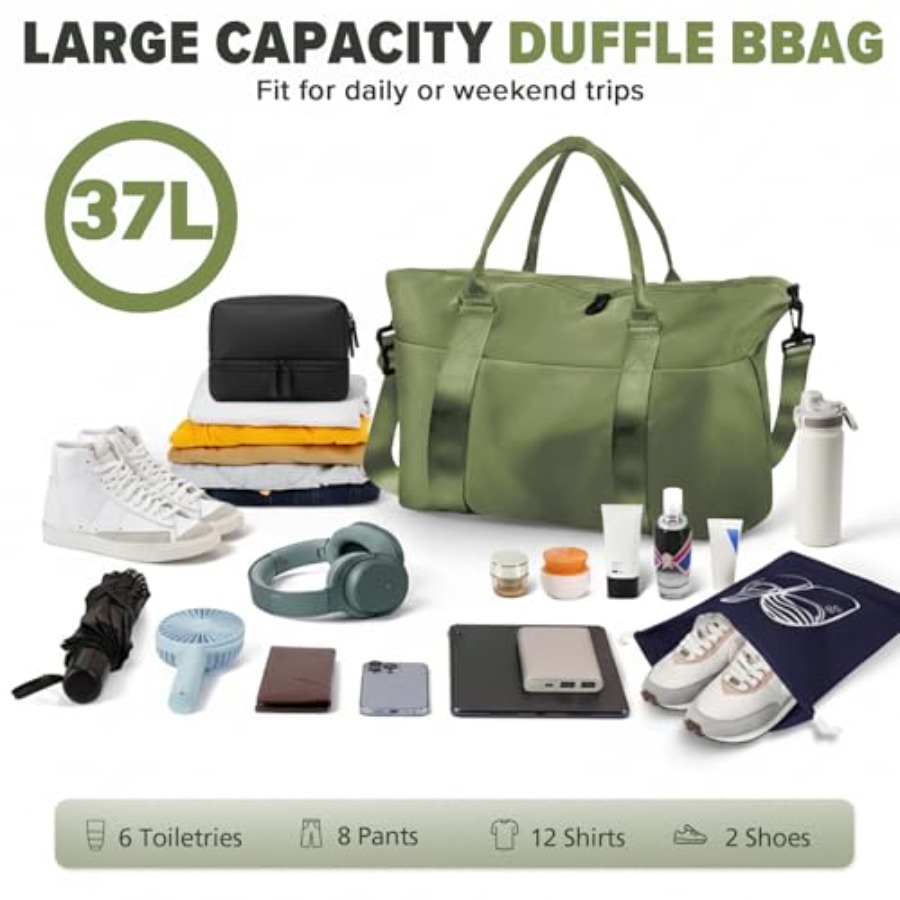 Tas Duffel Perjalanan, Tas Tra - Women Bags Leather ulasan dan harga