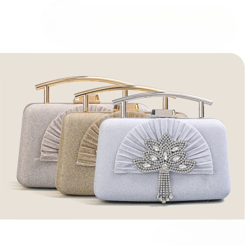 Tas Makan Malam Metalik Berkil - Women Handheld Bags ulasan dan harga