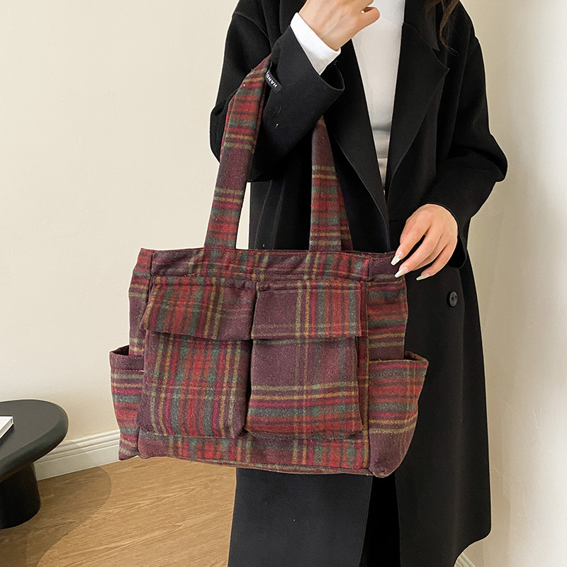 Tas jinjing bulu domba untuk w - Women Handheld Bags ulasan dan harga