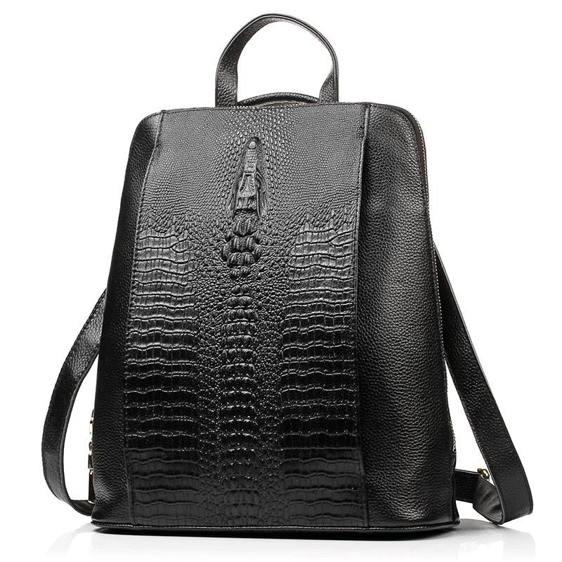 Zency 100% ransel kulit asli w - Women Bags White ulasan dan harga