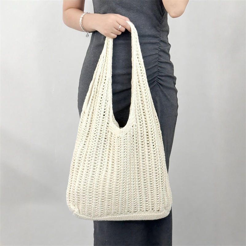 Tas Bahu Rajut Kapasitas Besar - Crochet Market Bag ulasan dan harga