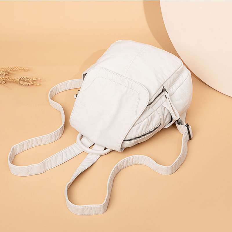 Tas punggung wanita, ransel pu - Women Bags White ulasan dan harga