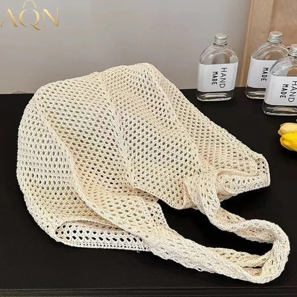 Tas Bahu Wanita AQN, Tas Selem - Crochet Market Bag ulasan dan harga