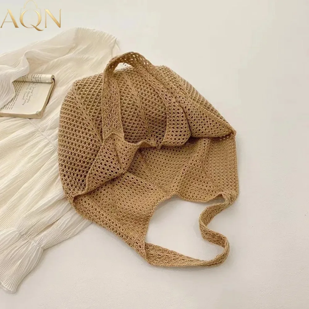 Tas Bahu Wanita AQN, Tas Selem - Crochet Market Bag ulasan dan harga