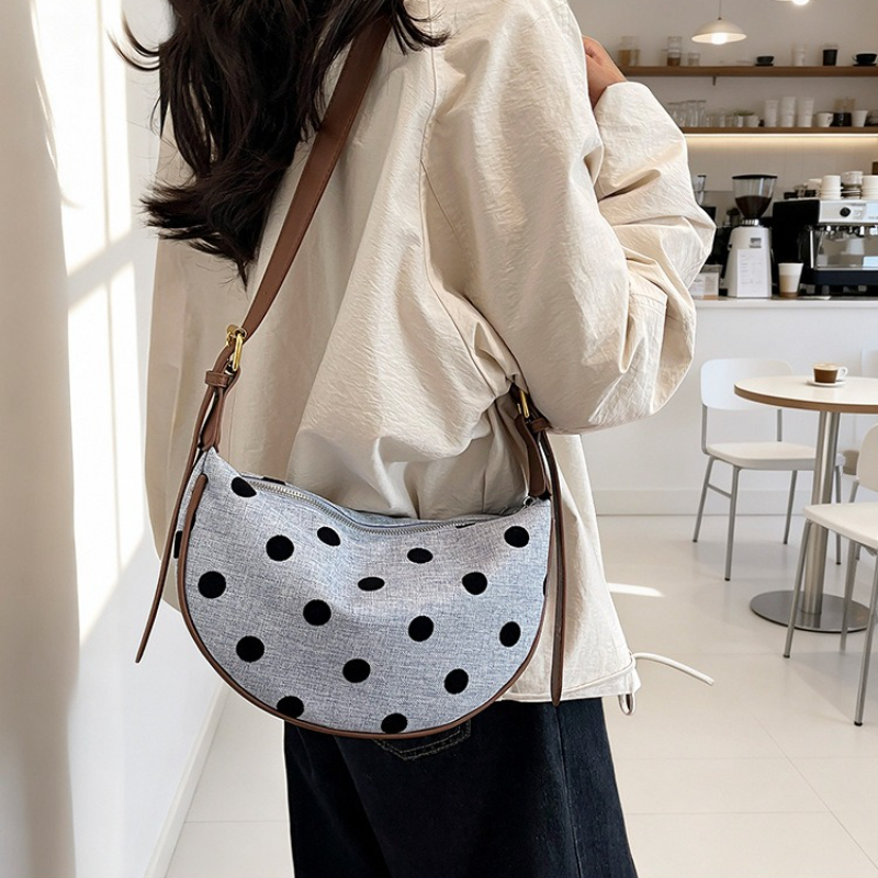 Tas Selempang Wanita Motif Pol - Hobo Bag Slouchy ulasan dan harga