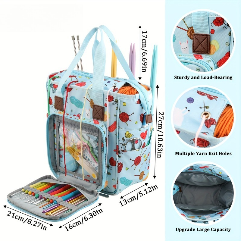 1 Buah Tas Penyimpanan Benang  - Crochet Market Bag ulasan dan harga