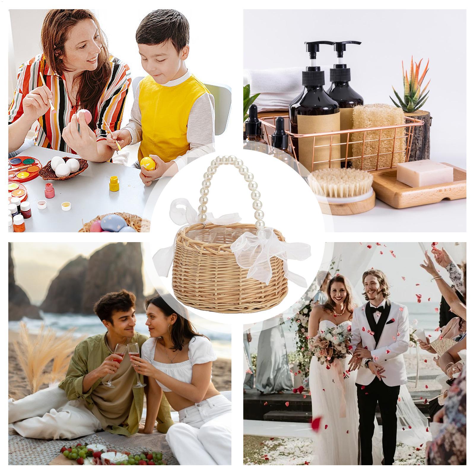 Satu keranjang bunga rotan any - Basket Bag Wicker ulasan dan harga