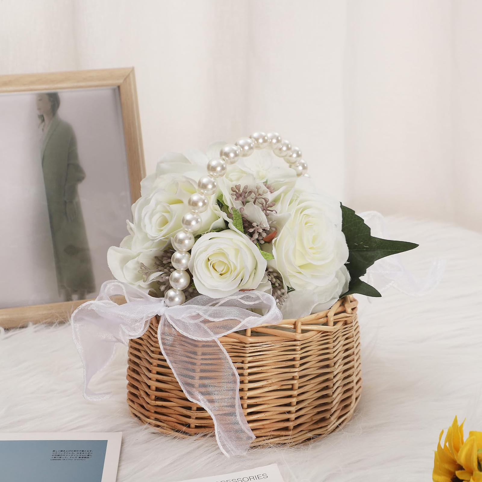 Satu keranjang bunga rotan any - Basket Bag Wicker ulasan dan harga
