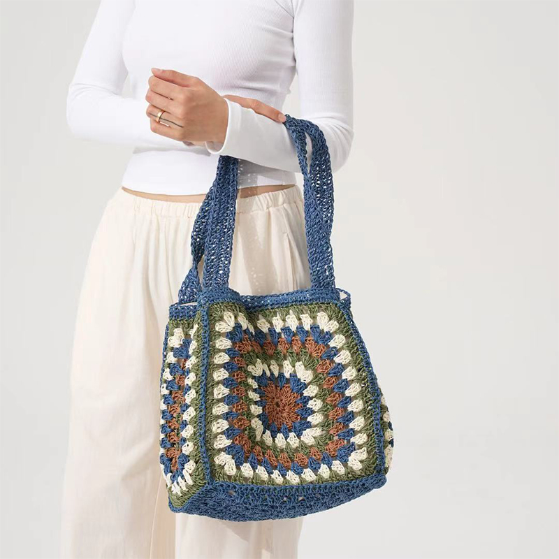 Tas Tenun Tangan Musim Panas T - Crochet Market Bag ulasan dan harga