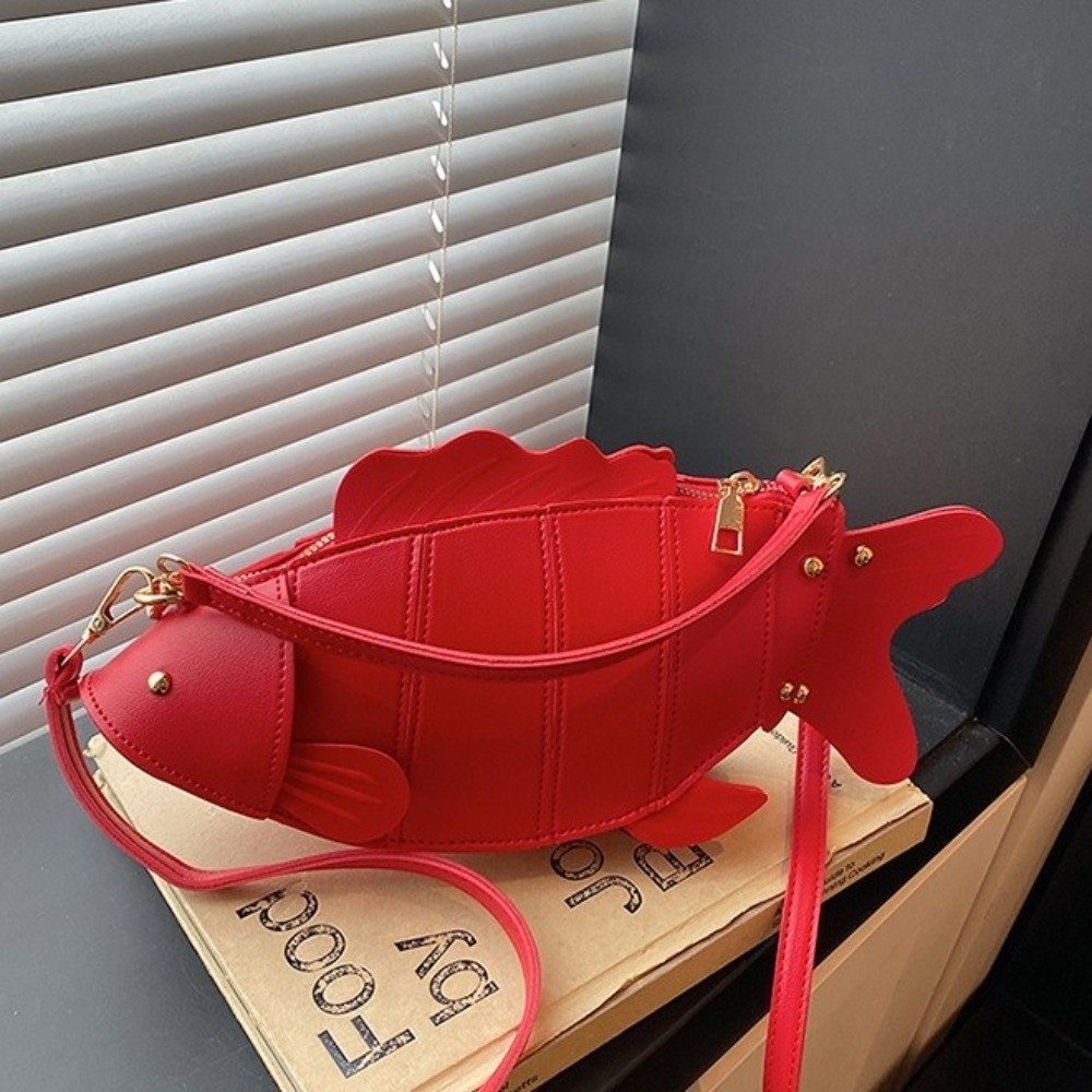 Tas Selempang Bentuk Ikan Simu - Hobo Bag Slouchy ulasan dan harga