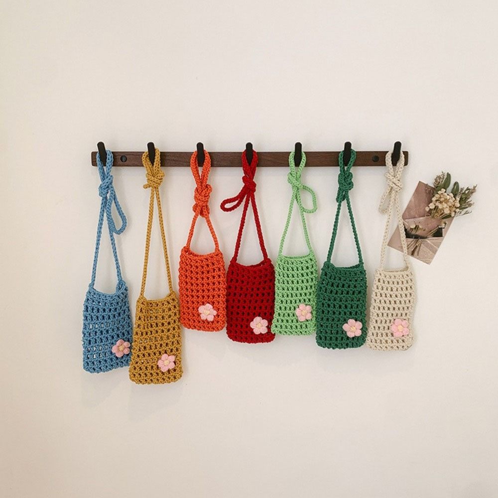 Tas Selempang Rajut Bunga Lucu - Crochet Market Bag ulasan dan harga