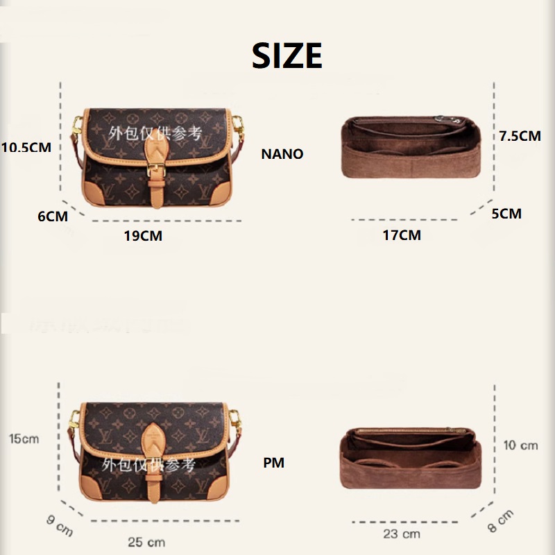 Organizer Tas Suede Untuk Tas  - Women Bags Lv ulasan dan harga