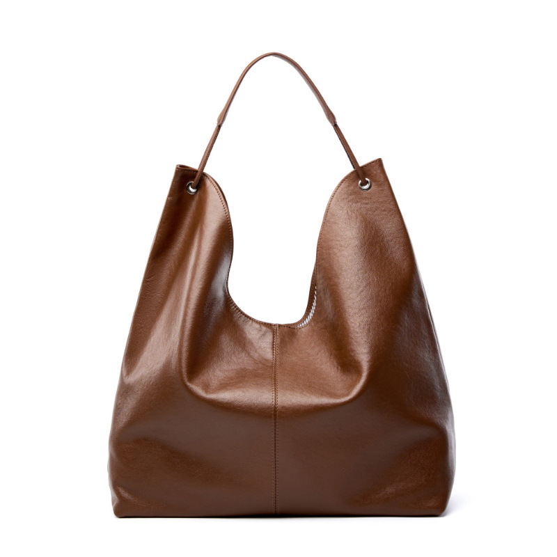 Tas Tangan Kulit Asli Mewah, T - Hobo Bag Slouchy ulasan dan harga
