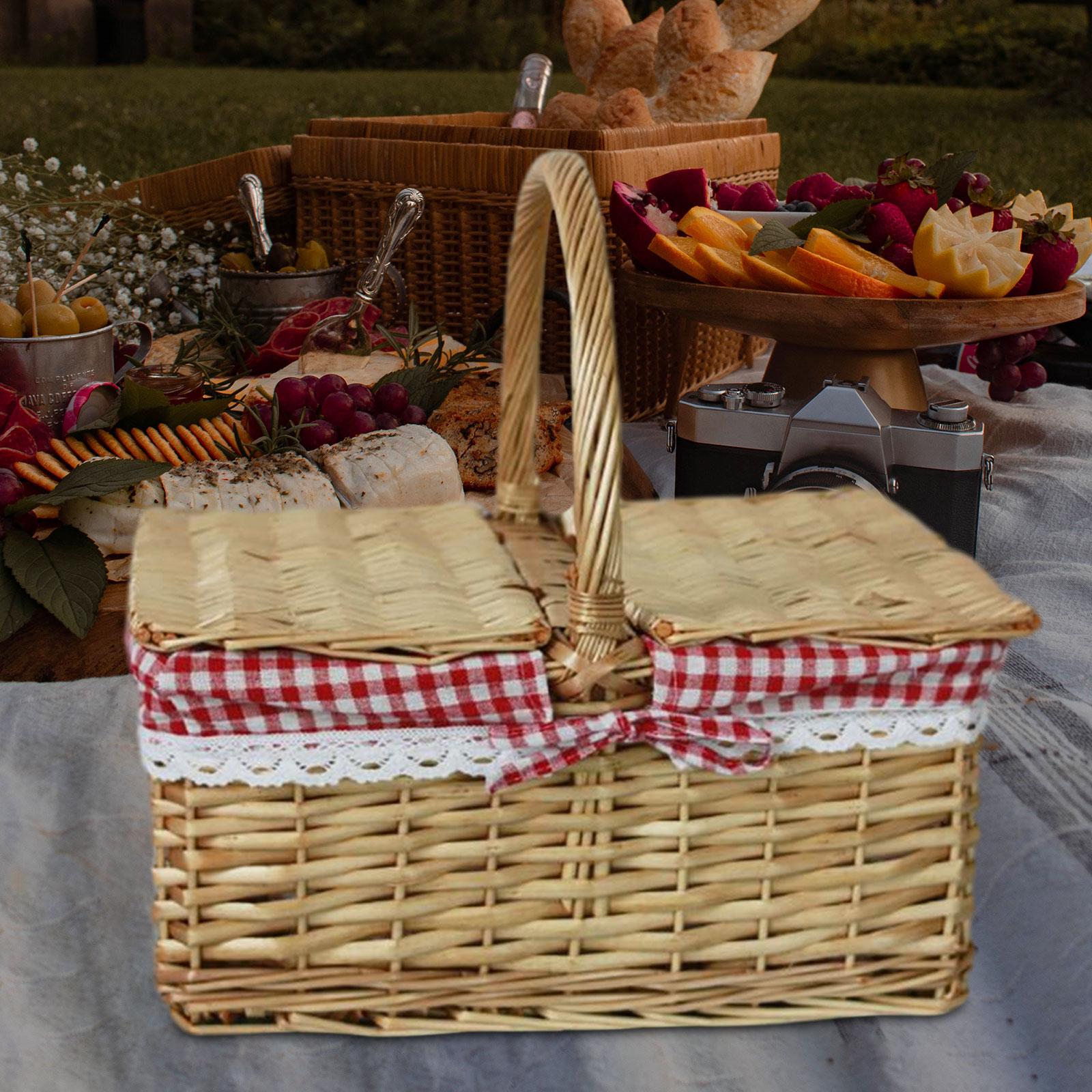 Keranjang Piknik Keranjang Any - Basket Bag Wicker ulasan dan harga