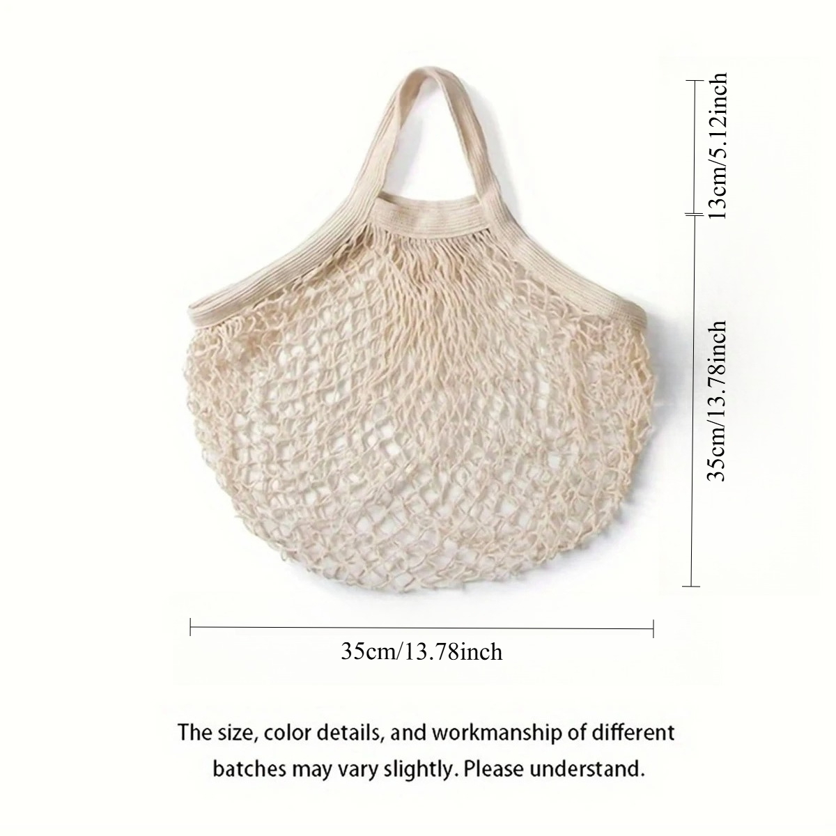 Tas Belanja Jaring Ikan Katun  - Crochet Market Bag ulasan dan harga