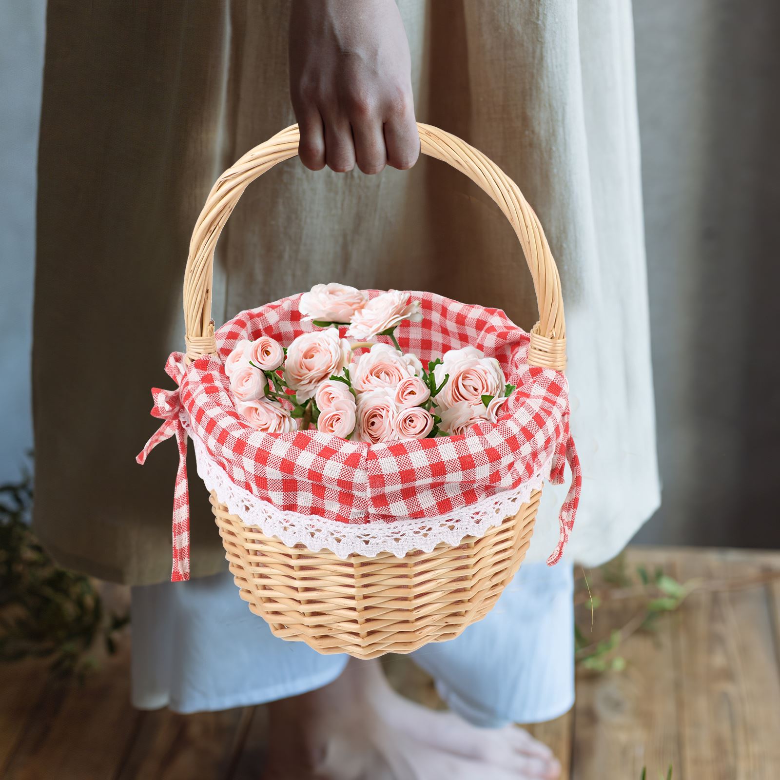 Zerodeko keranjang kerudung be - Basket Bag Wicker ulasan dan harga