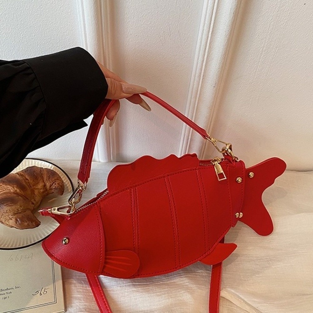 Tas Selempang Bentuk Ikan Simu - Hobo Bag Slouchy ulasan dan harga