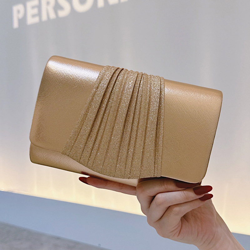 Tas Clutch Malam Kecil Emas un - Mini Purse Chain ulasan dan harga