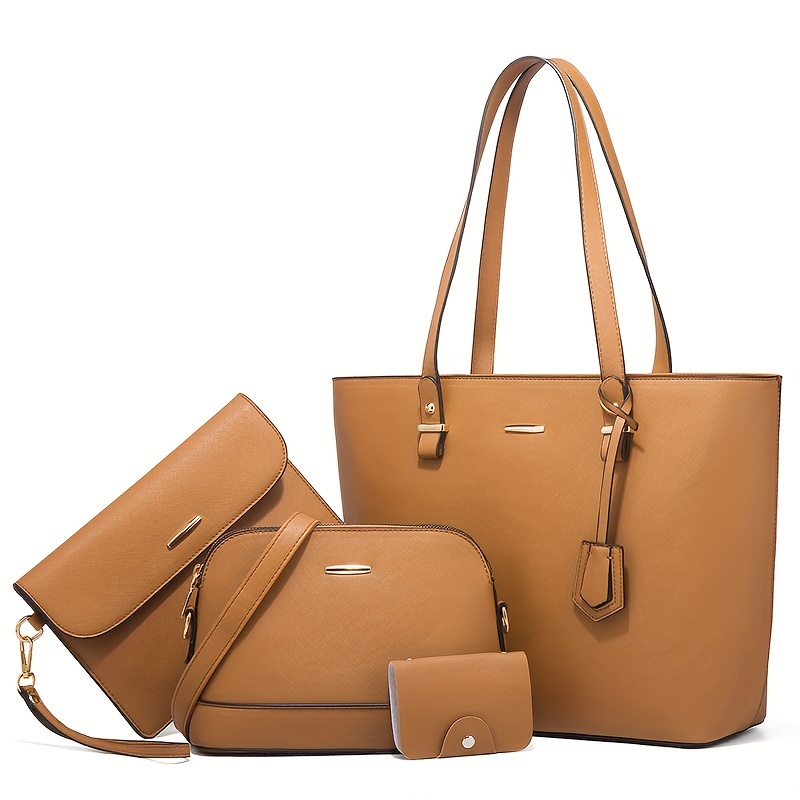 4pcs Set Tas Wanita Fashion Wa - Women Bags Leather ulasan dan harga