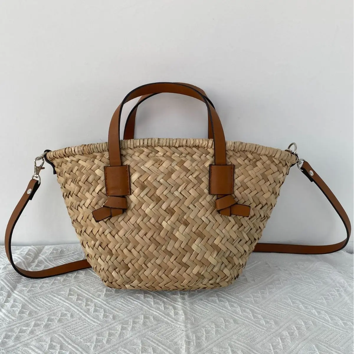 Bohemian tas keranjang jerami  - Basket Bag Wicker ulasan dan harga