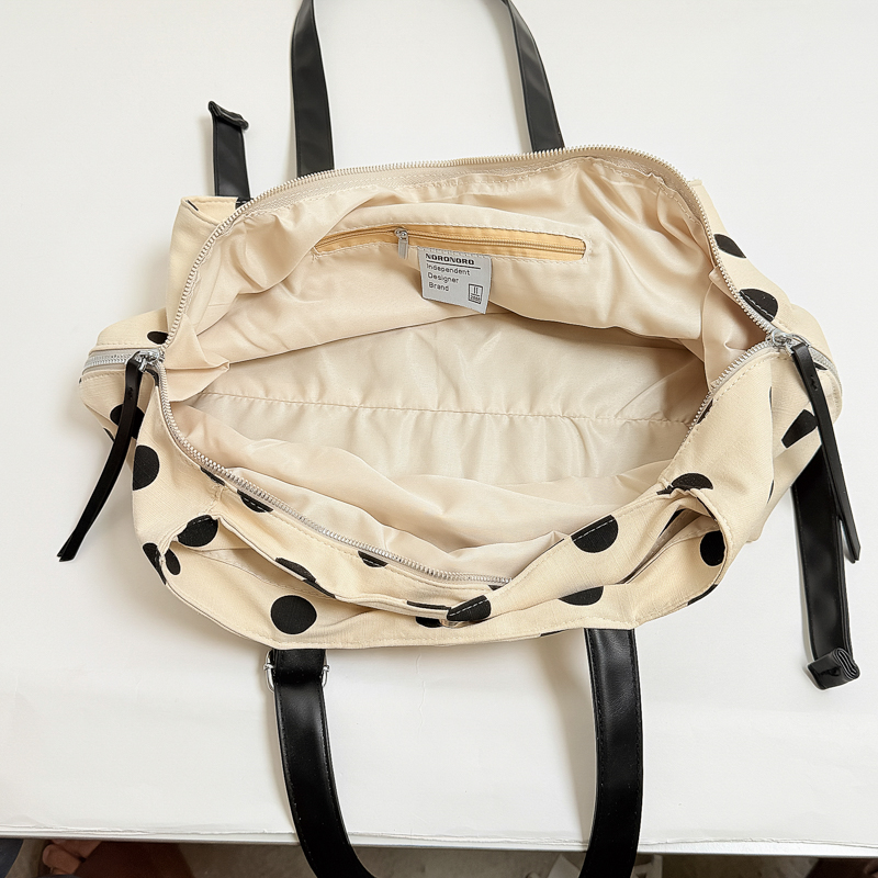 Tas Tote Kanvas Berlapis Motif - Women Handheld Bags ulasan dan harga